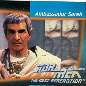 Ambassador Sarek, Star Trek, The Next Generation, 1992, Impel Card No.023